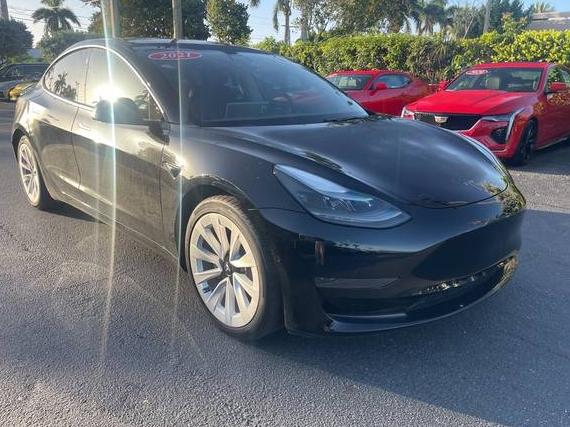 TESLA MODEL 3 2021 5YJ3E1EAXMF029258 image